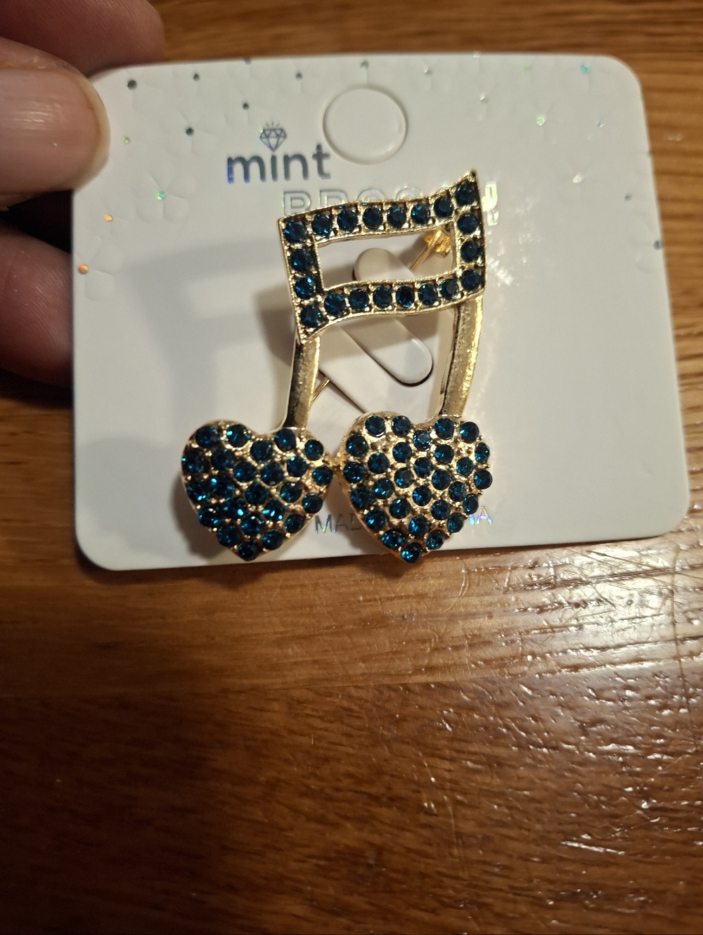 Music Heart Brooch NIP - Picture 5 of 10